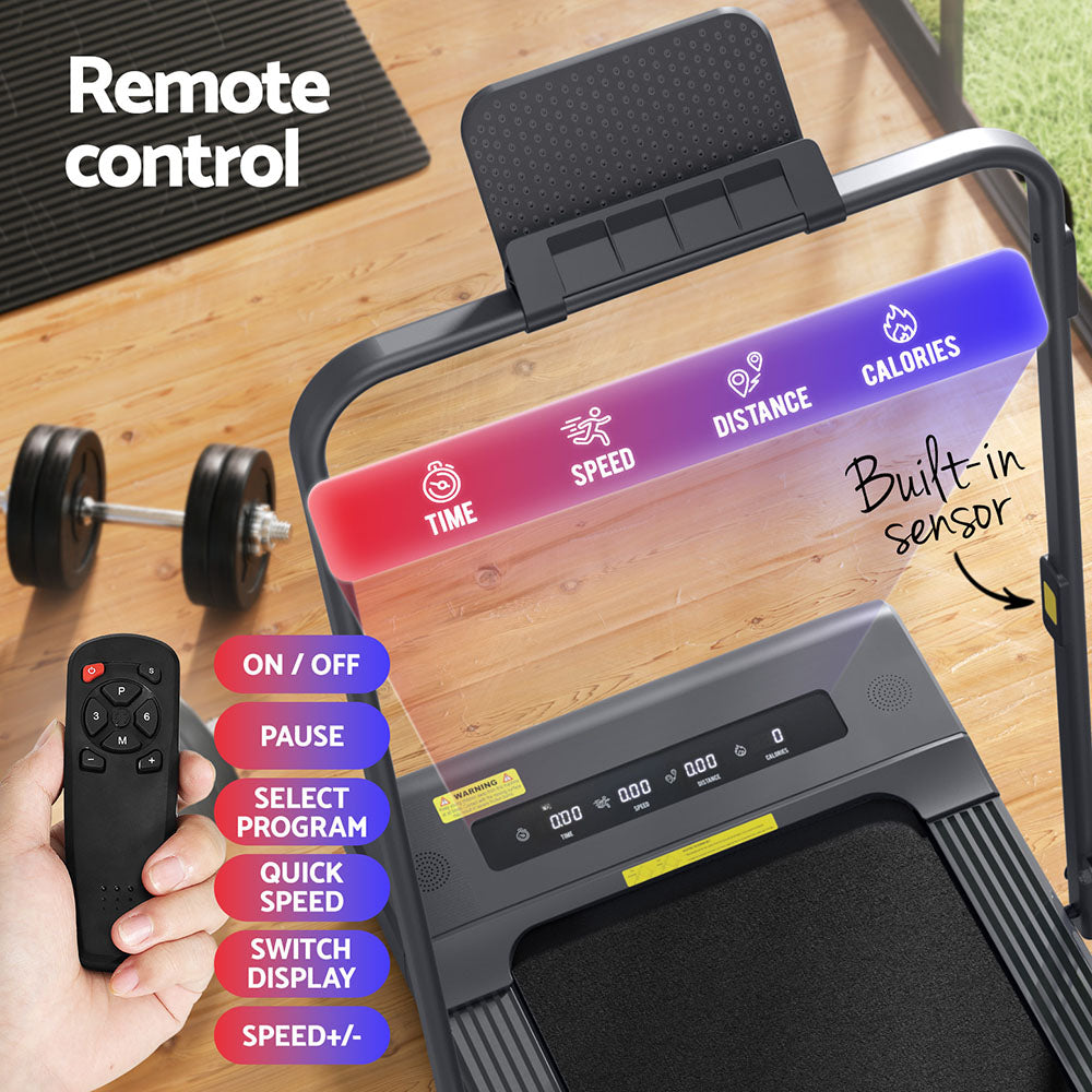 Everfit Treadmill Electric Walking Pad Under Desk Home Gym Fitness 400mm Grey Everfit