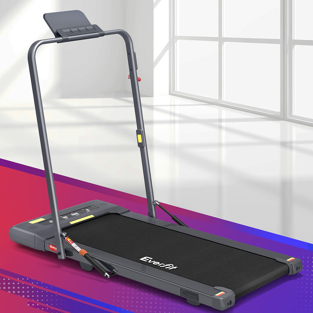 Everfit Treadmill Electric Walking Pad Under Desk Home Gym Fitness 400mm Grey Everfit