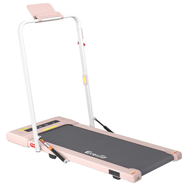 Everfit Treadmill Electric Walking Pad Under Desk Home Gym Fitness 400mm Pink Everfit