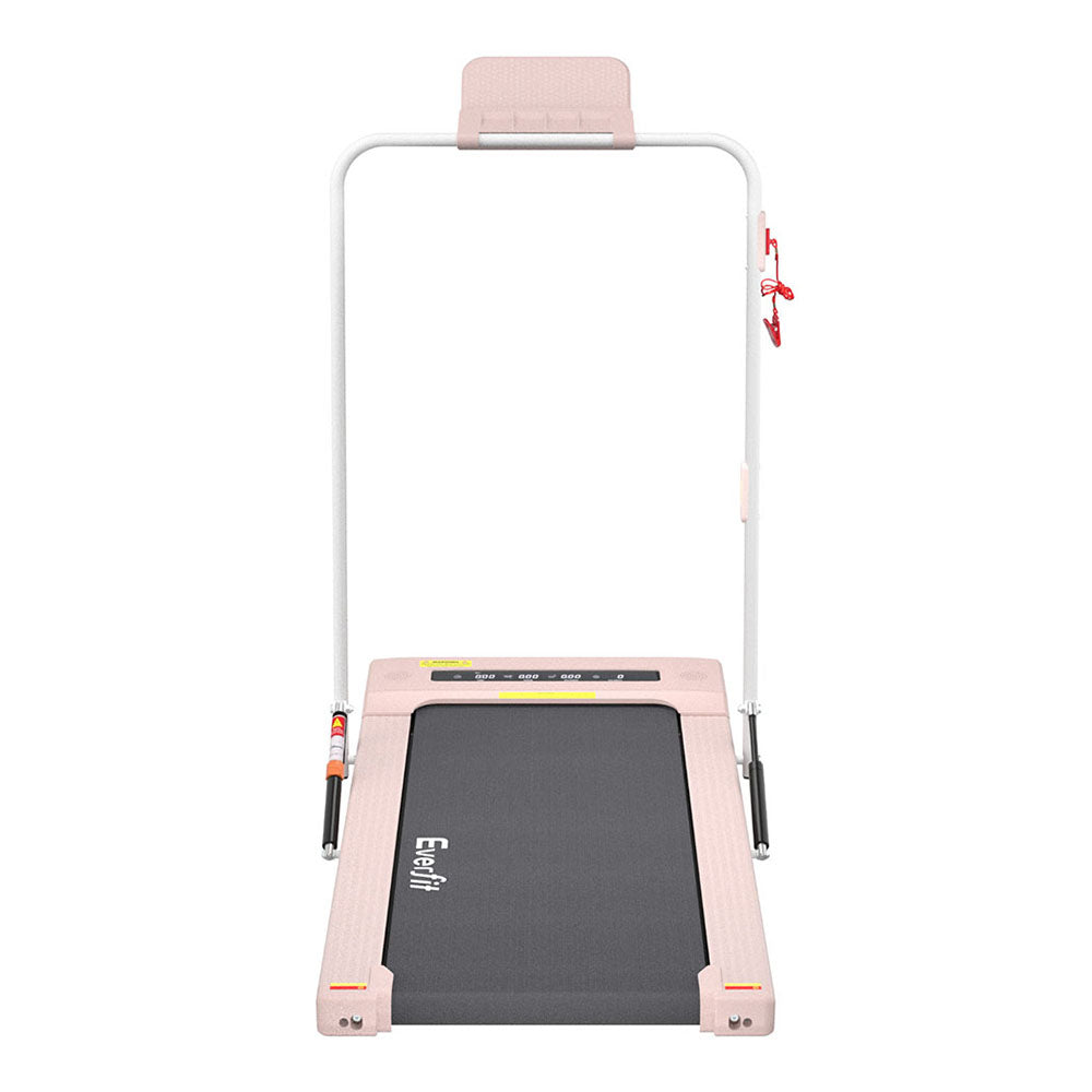Everfit Treadmill Electric Walking Pad Under Desk Home Gym Fitness 400mm Pink Everfit