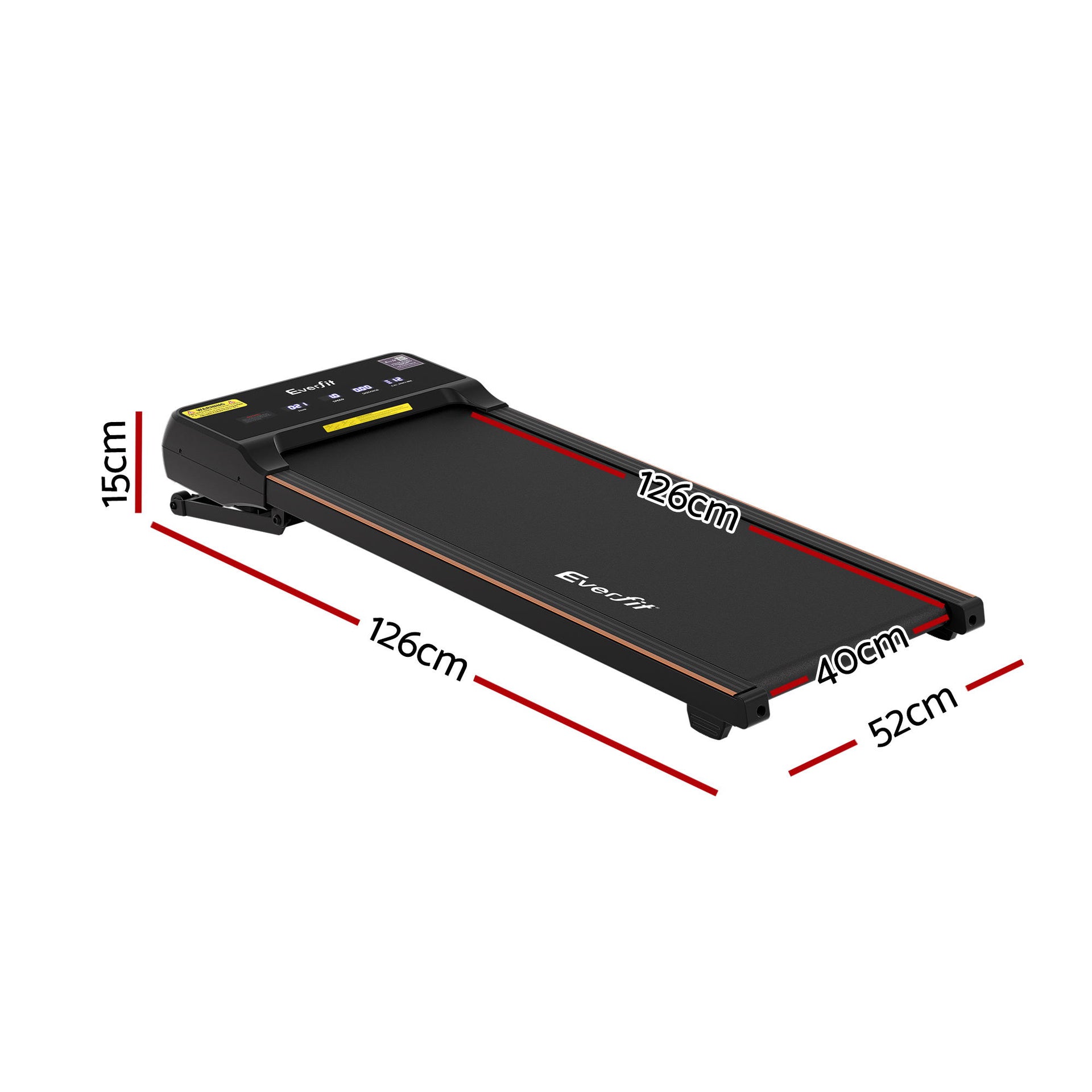 Everfit 3 in 1 Walking Pad Treadmill 20% Auto Incline Under Desk Treadmills for Home Gym With 40cm Wide Belt Awezingly