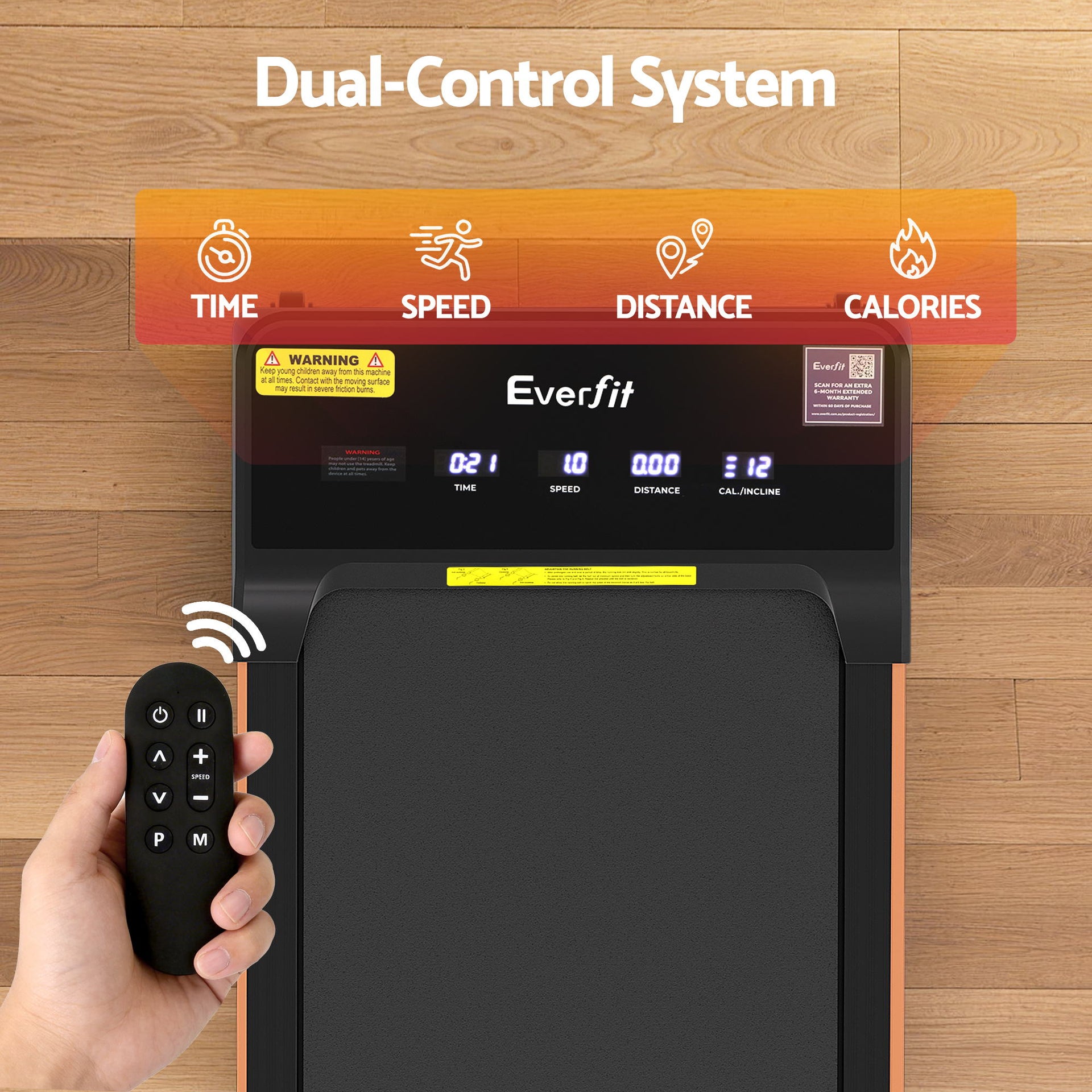 Everfit 3 in 1 Walking Pad Treadmill 20% Auto Incline Under Desk Treadmills for Home Gym With 40cm Wide Belt Awezingly