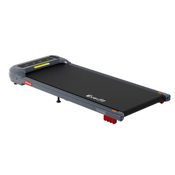 Everfit Treadmill Electric Walking Pad with Incline Under Desk Home Gym Grey Awezingly