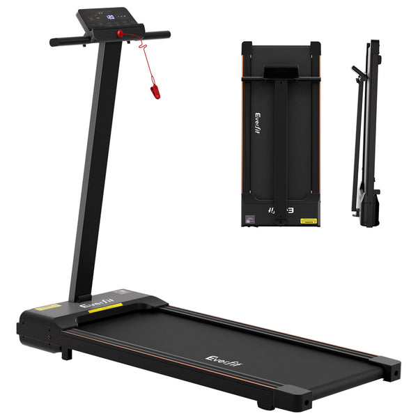 Everfit Walking Pad Treadmill 2 in 1 Foldable for Home Gym 40cm Wide Belt 12 Programs with App Awezingly