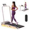 Everfit 3 in 1 Walking Pad Treadmill 12% Incline Foldable Under Desk Treadmills for Home Gym With 40cm Wide Belt Pink