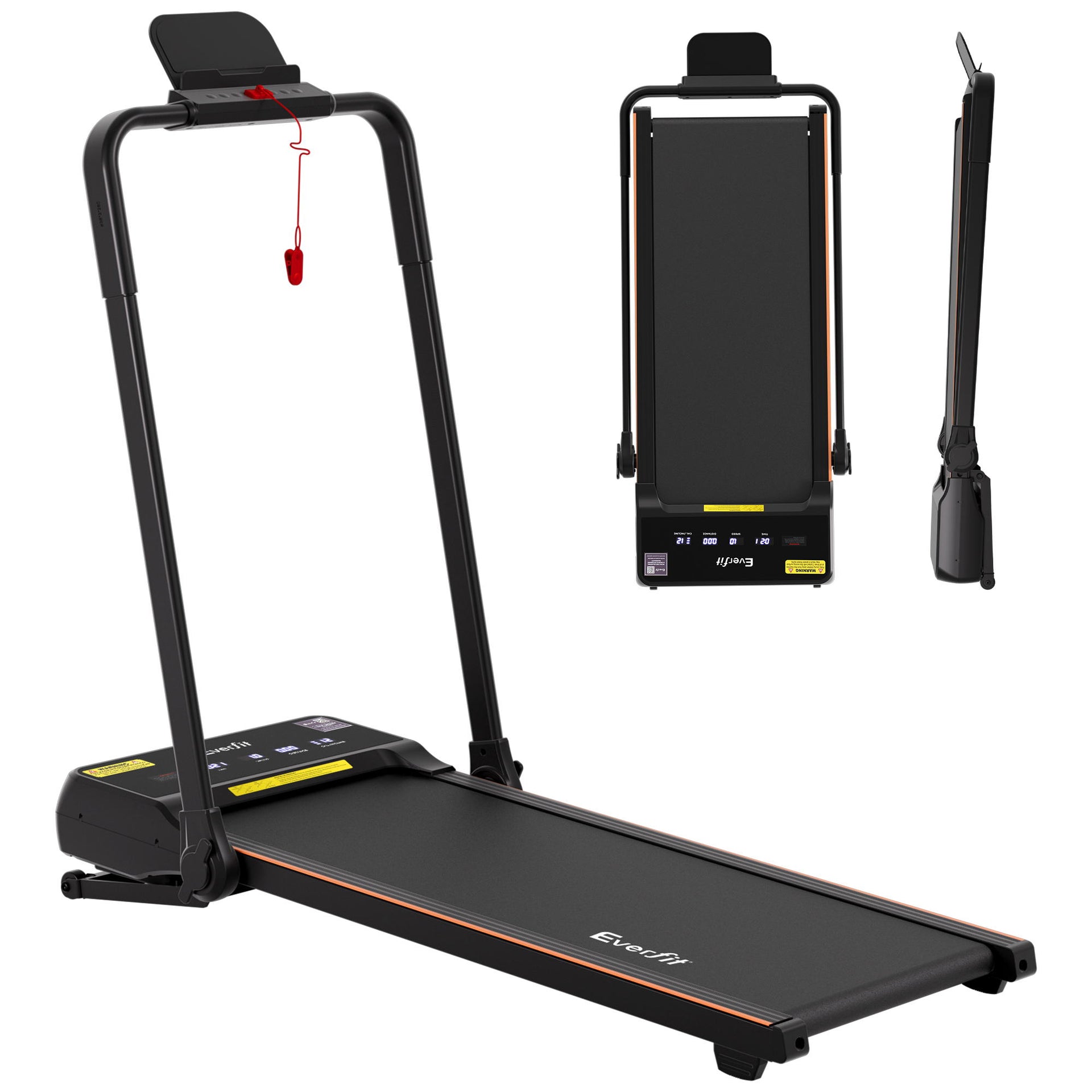 Everfit 3 in 1 Walking Pad Treadmill 20% Auto Incline Under Desk Foldable Treadmills for Home With 40cm Wide Belt Awezingly