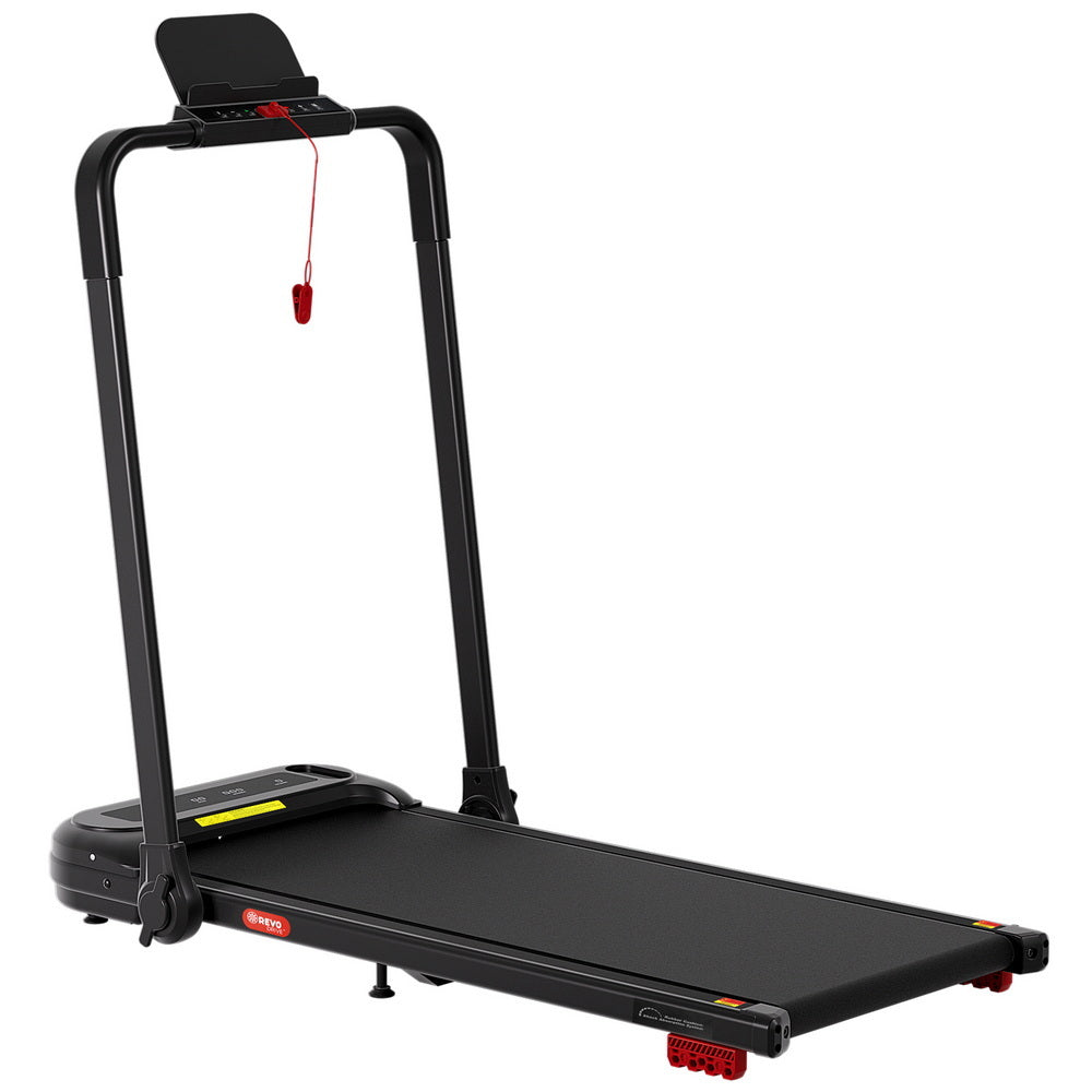 Everfit Treadmill Electric Walking Pad with Incline Foldable for Home Gym Black Awezingly