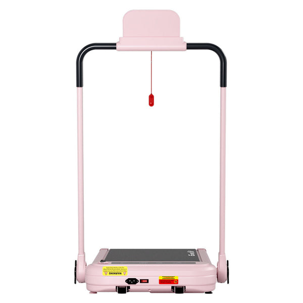 Everfit Treadmill Electric Walking Pad with Incline Foldable for Home Gym Pink Awezingly