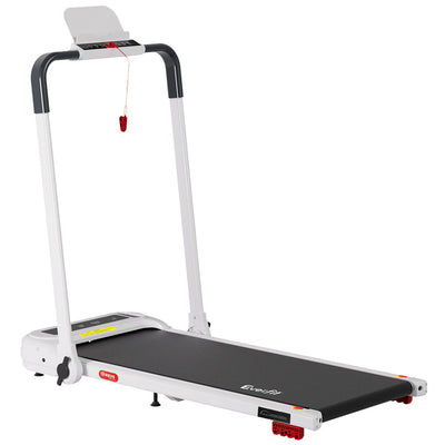 Everfit Treadmill Electric Walking Pad with Incline Foldable for Home Gym White