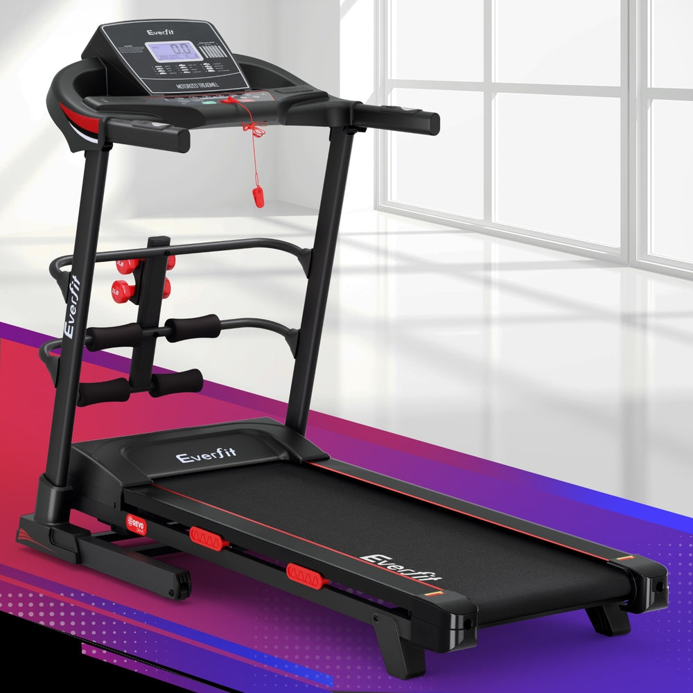 Everfit Treadmill Electric Home Gym Fitness Exercise Machine w/ Sit Up Bar 420mm Everfit