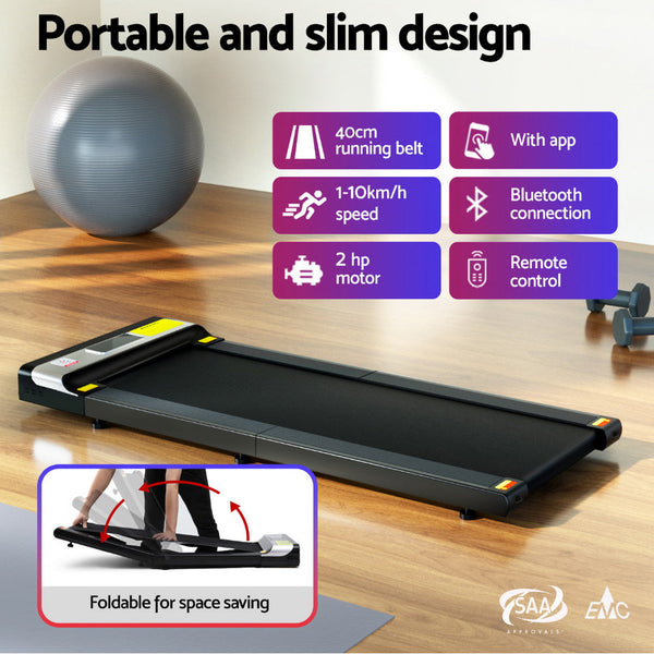 Everfit Treadmill Electric Walking Pad Under Desk Home Gym Fitness Foldable Belt Everfit