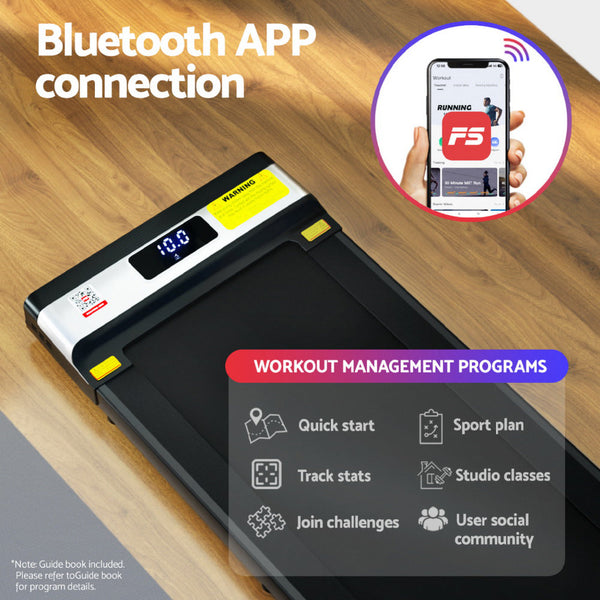 Everfit Treadmill Electric Walking Pad Under Desk Home Gym Fitness Foldable Belt Everfit