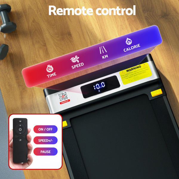 Everfit Treadmill Electric Walking Pad Under Desk Home Gym Fitness Foldable Belt Everfit