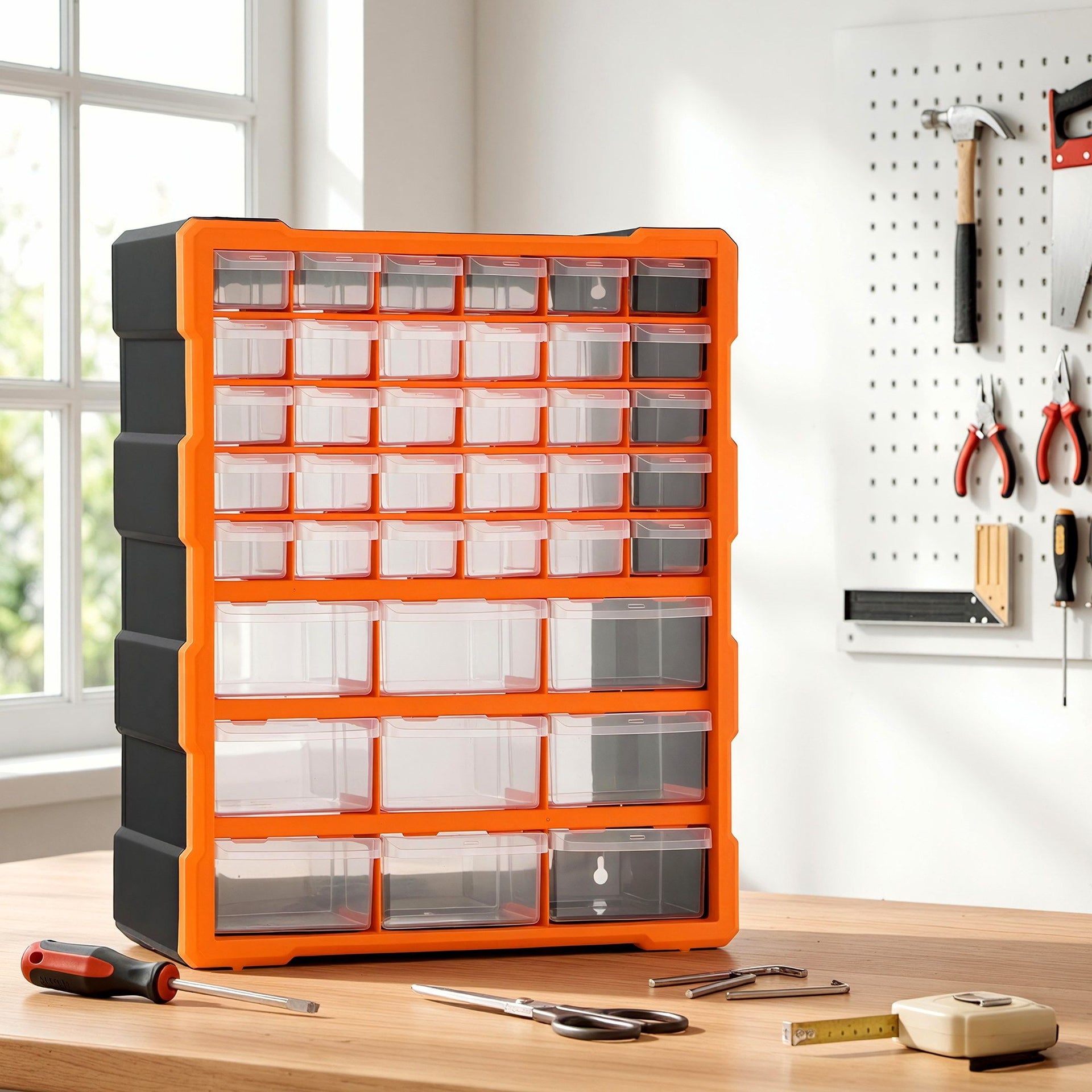 Giantz 39-Drawer Tool Storage Cabinet Anti-Drop Hardware Organizer Awezingly