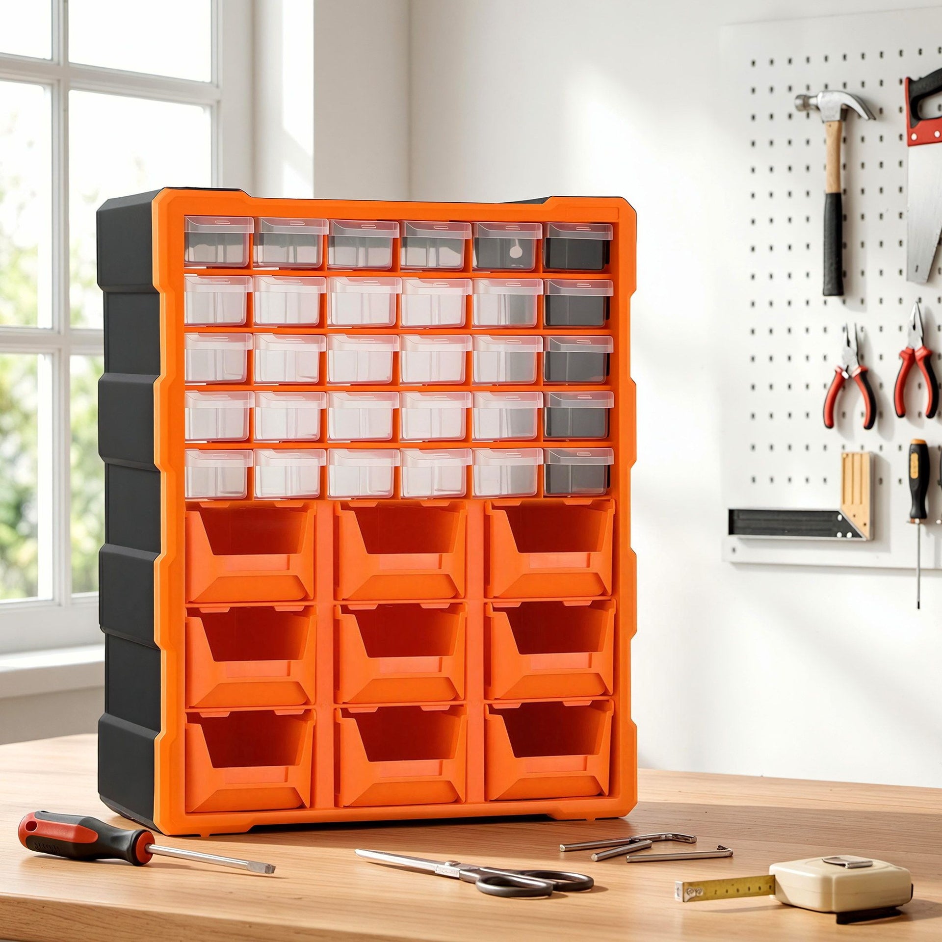 Giantz Tool Organizer 39-Drawer Hardware Cabinet Screw Storage Box Anti-Drop Awezingly