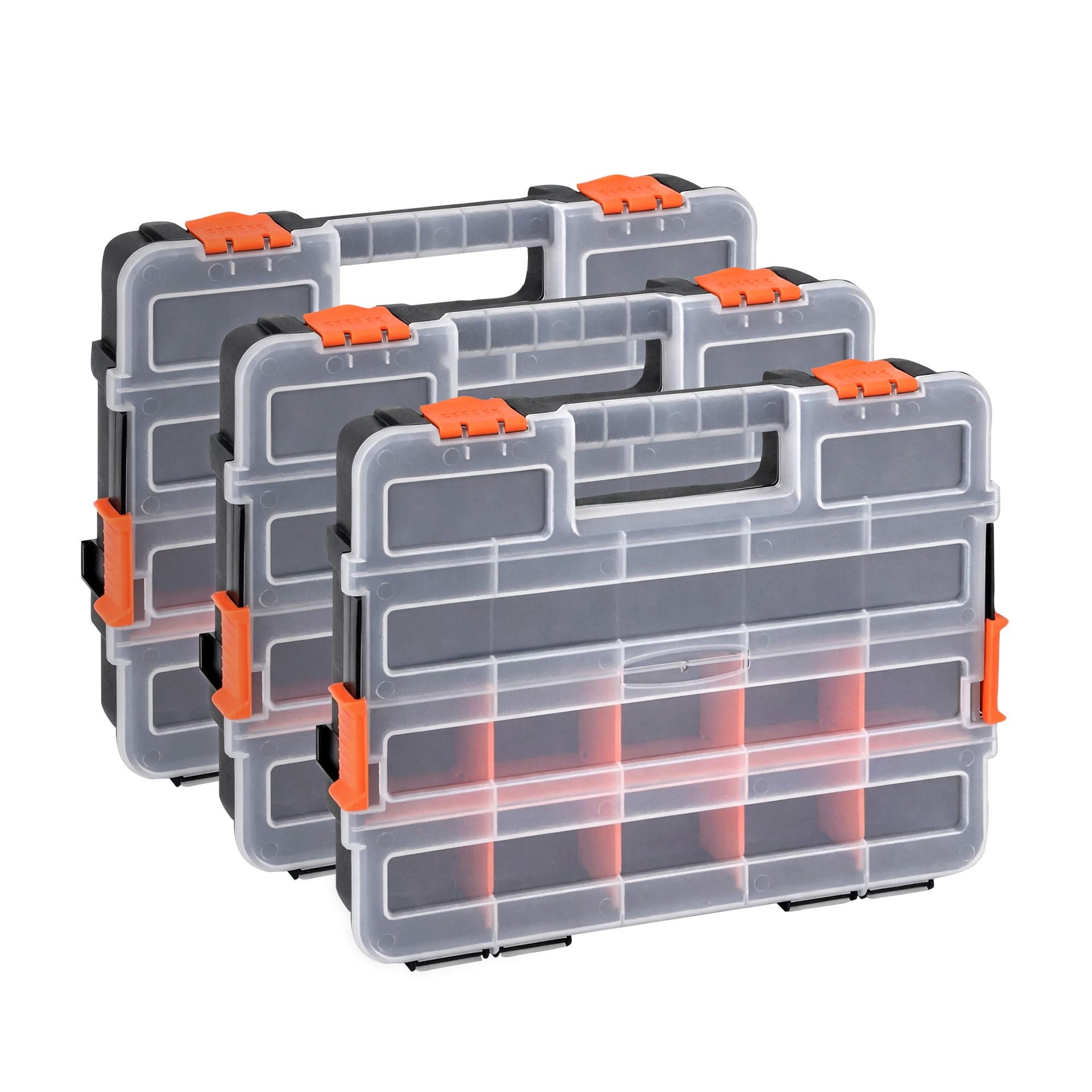 Giantz 3 Pack Tool Box Organizer with Hardware Storage Box for Small Parts Awezingly