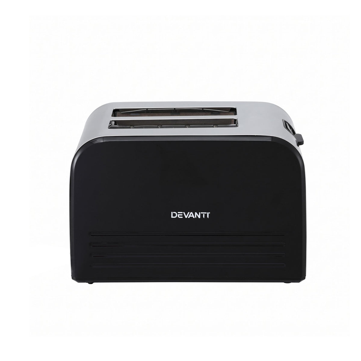 Devanti 2-Slice Toaster, LED Display 3.5cm Wide Slots 6 Browning Levels Awezingly