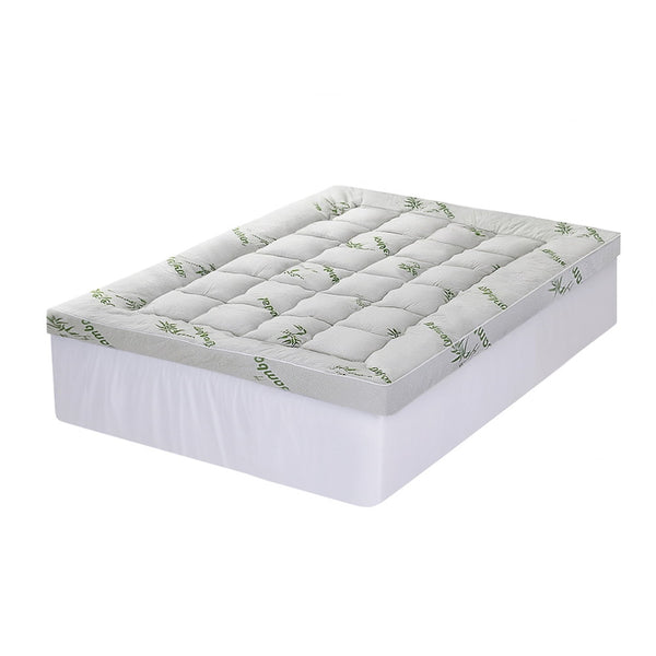 Giselle Mattress Topper 11cm Pillowtop toppers Bamboo Double Giselle Bedding