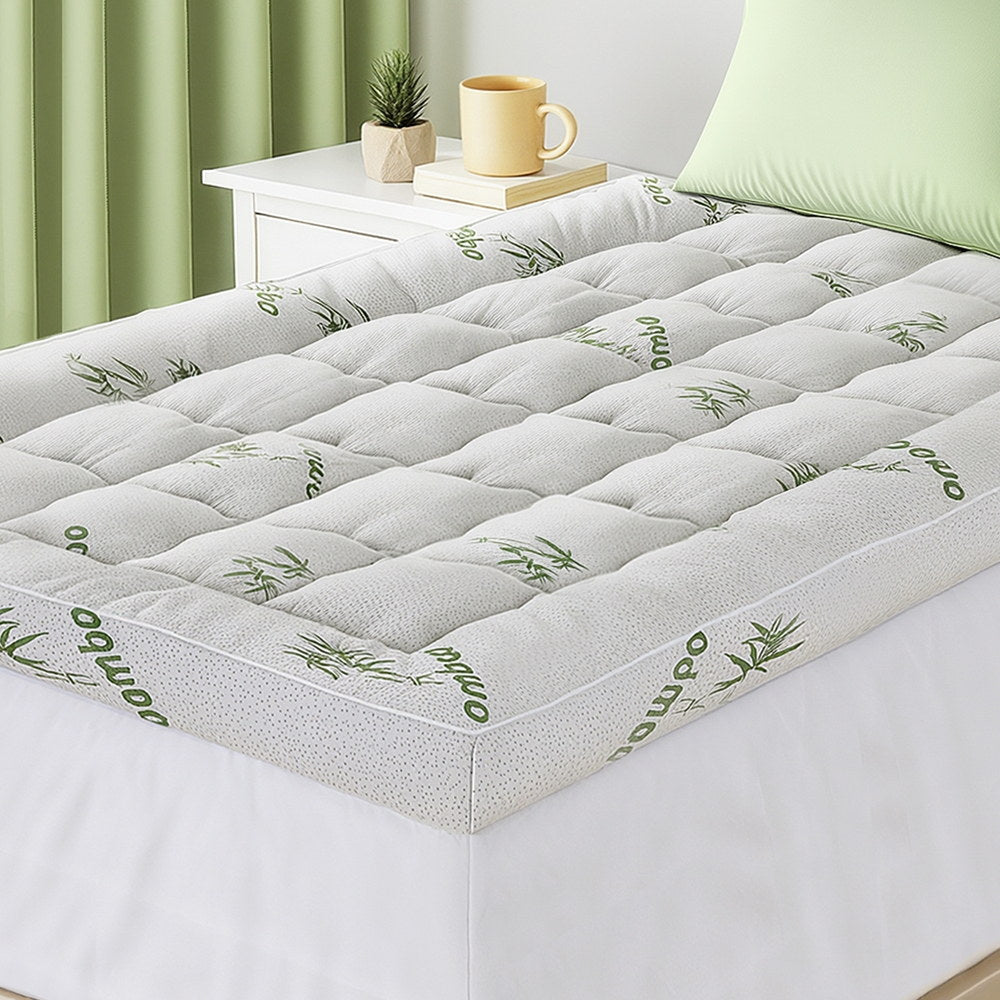 Giselle Mattress Topper 11cm Pillowtop toppers Bamboo King Single Giselle Bedding