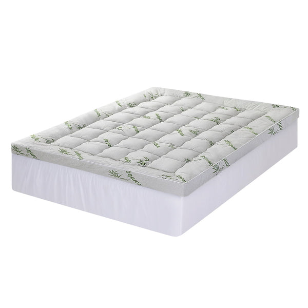 Giselle Mattress Topper 11cm Pillowtop toppers Bamboo Queen Giselle Bedding