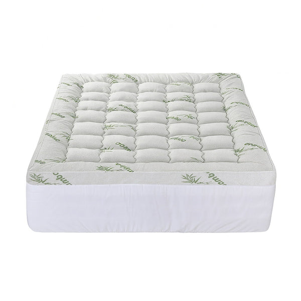 Giselle Mattress Topper 11cm Pillowtop toppers Bamboo Queen Giselle Bedding