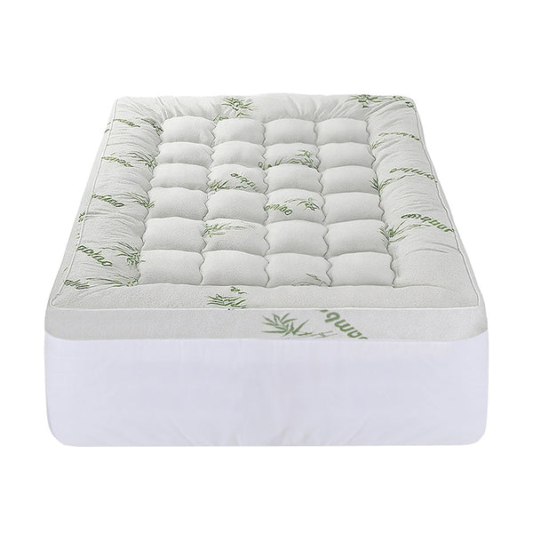 Giselle Mattress Topper 11cm Pillowtop toppers Bamboo Single Giselle Bedding