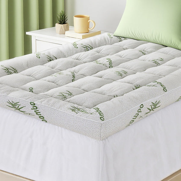 Giselle Mattress Topper 11cm Pillowtop toppers Bamboo Single Giselle Bedding