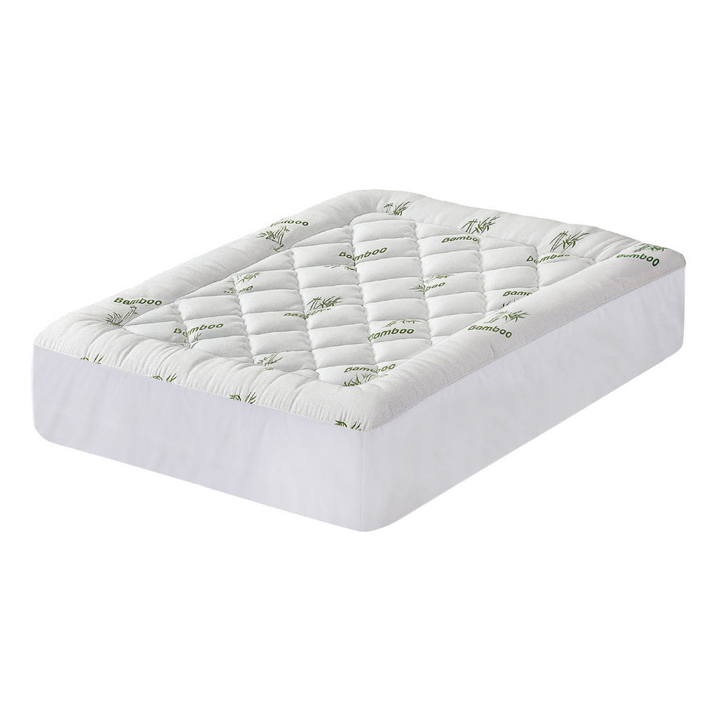 Giselle Mattress Topper 5cm Pillowtop toppers Bamboo Double Giselle Bedding