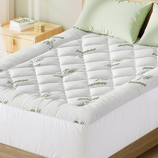 Giselle Mattress Topper 5cm Pillowtop toppers Bamboo Double Giselle Bedding