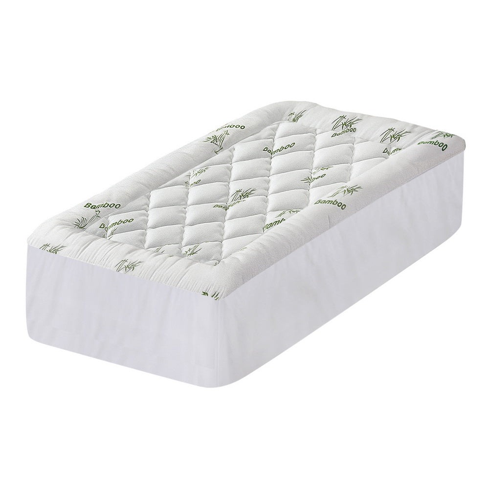 Giselle Mattress Topper 5cm Pillowtop toppers Bamboo Single Giselle Bedding