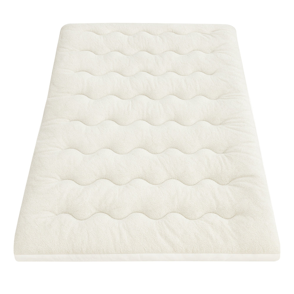 Giselle 5cm Mattress Topper Pillowtop toppers Double-Sided King Single Awezingly