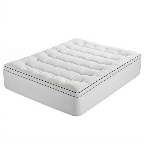 Giselle Bedding Queen Mattress Topper 5cm Coral Fleece Awezingly