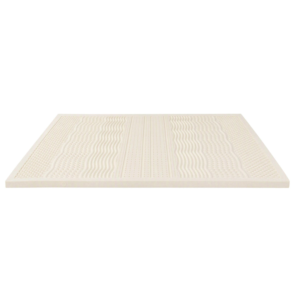 Giselle Bedding Double Latex Mattress Topper 7-Zone Natural Latex Core Breathable 5cm Awezingly