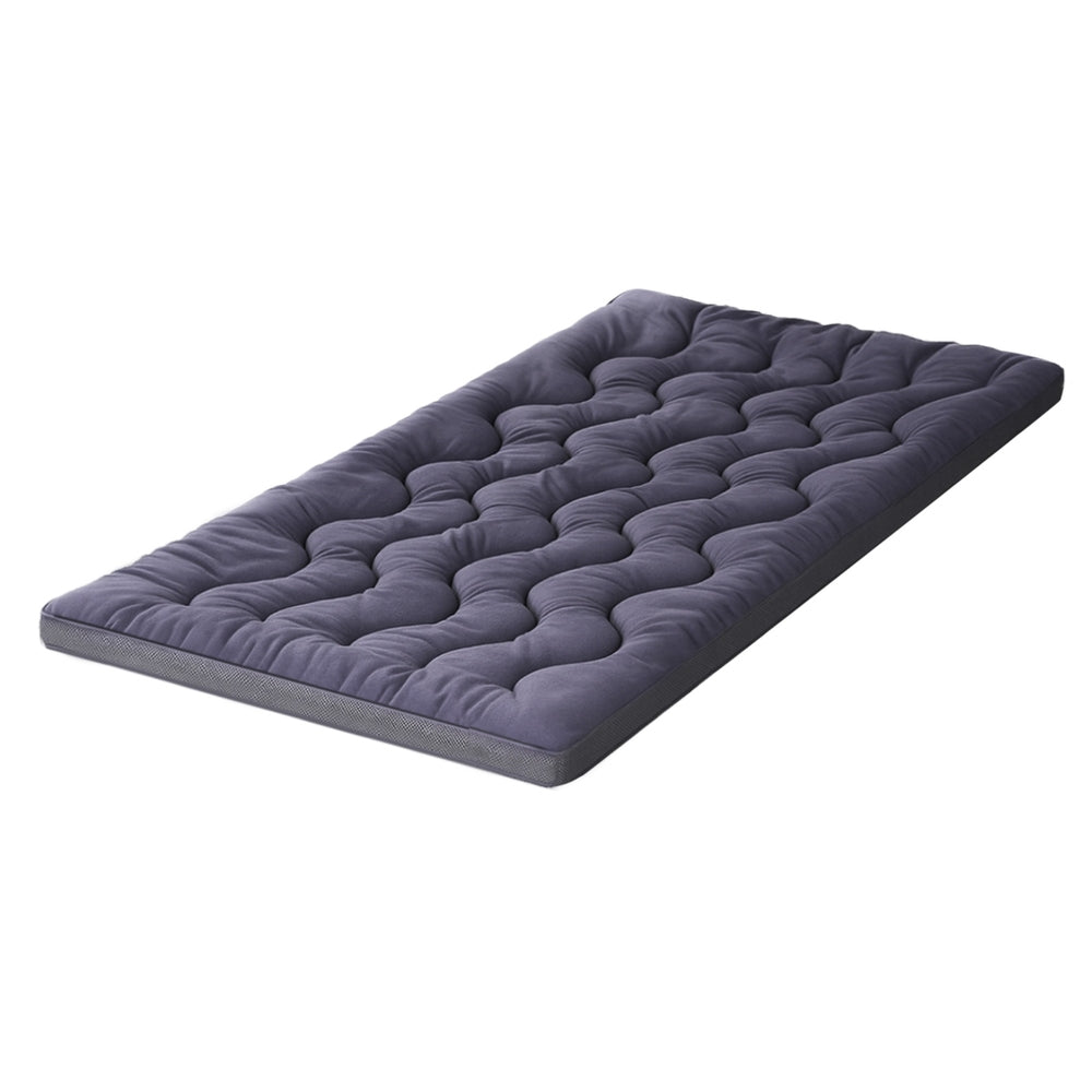 Giselle 5cm Mattress Topper Pillowtop toppers Bamboo Charcoal King Single Awezingly