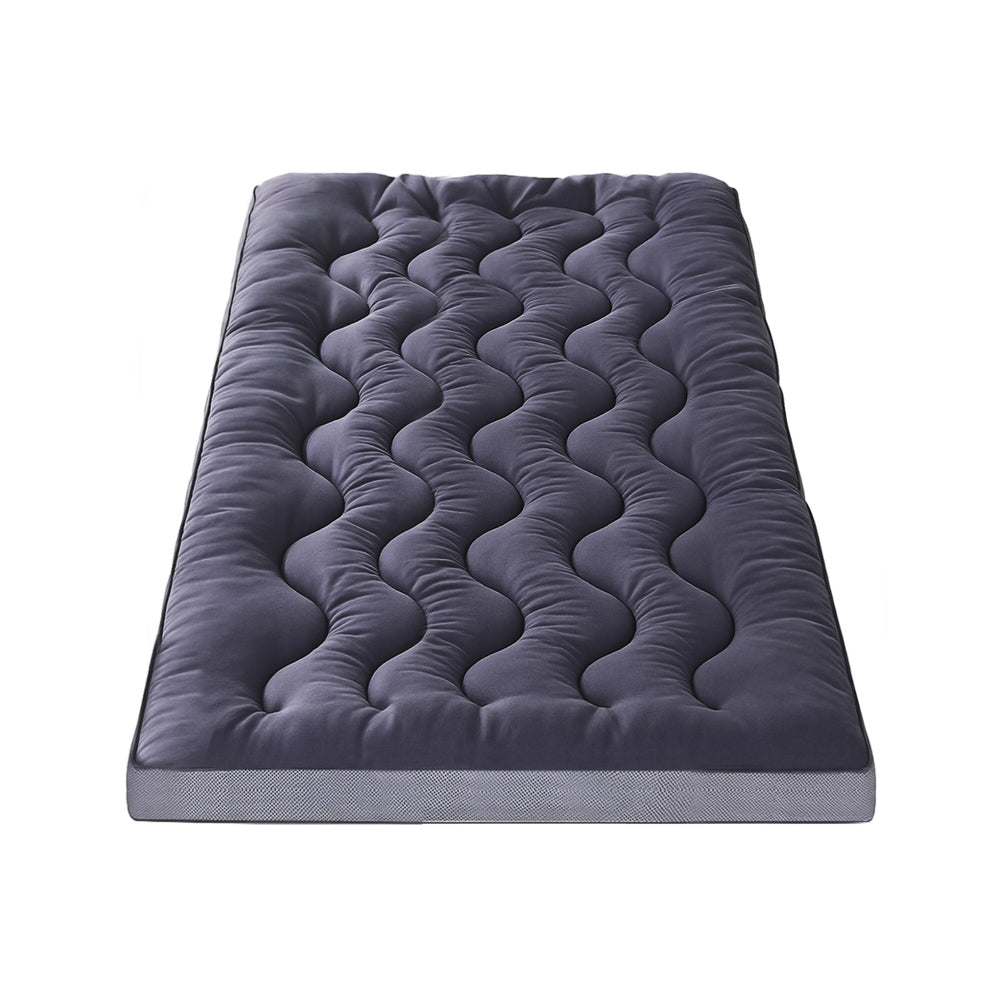Giselle 5cm Mattress Topper Pillowtop toppers Bamboo Charcoal King Single Awezingly