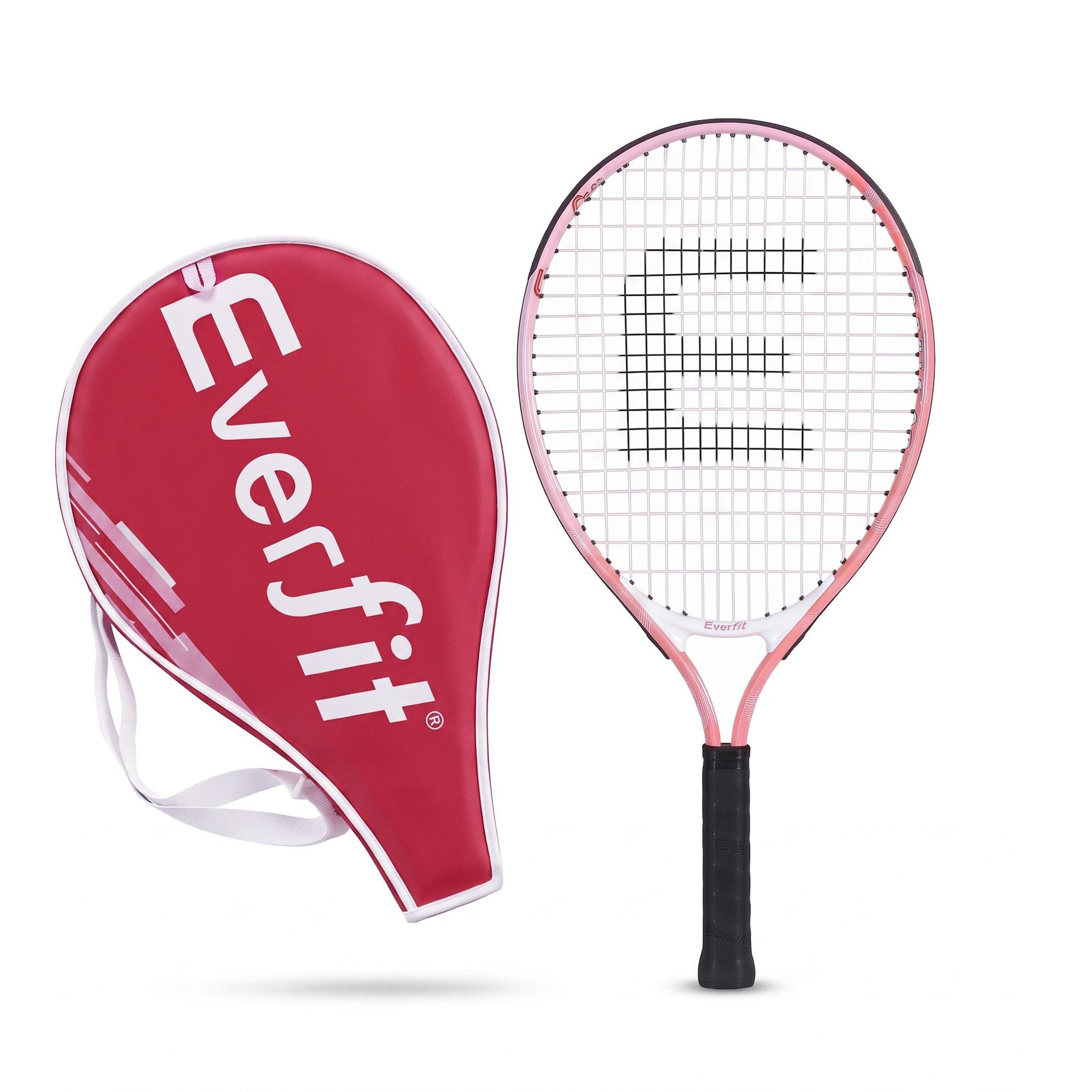 Title Everfit 23 Inch Tennis Racket Lightweight 200g for Adult and Junior Players Pink Awezingly