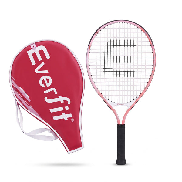 Title Everfit 23 Inch Tennis Racket Lightweight 200g for Adult and Junior Players Pink Awezingly