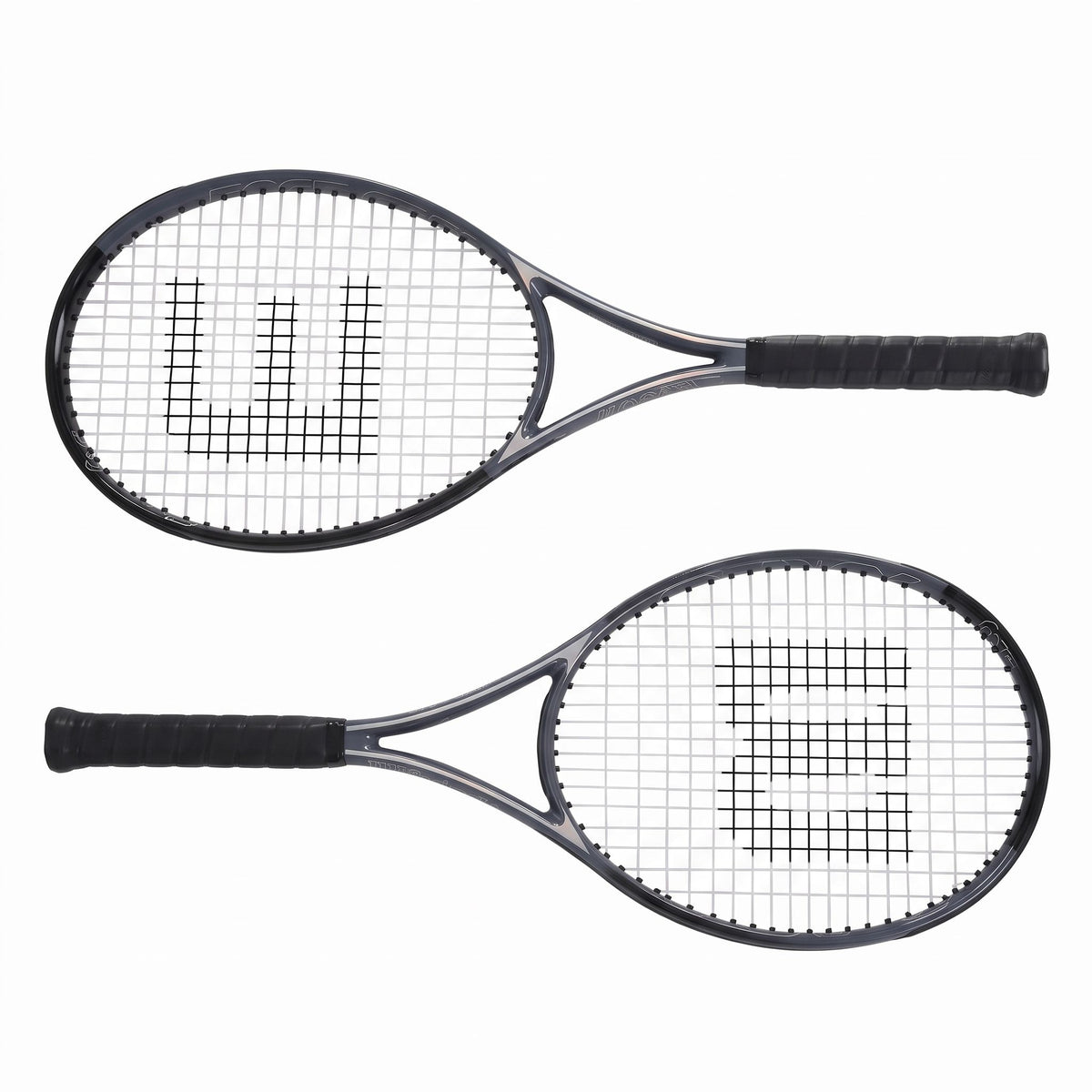 Everfit Tennis Racket Set 2 Pack 27 Inch Lightweight Cushioned Grip for Adults Black Awezingly