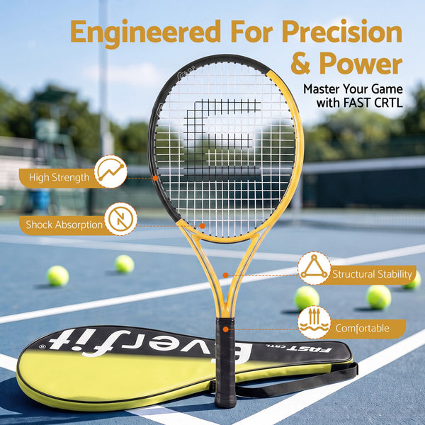 Everfit 27 Inch Tennis Racket Lightweight Racquet for Beginner Adult Players Awezingly