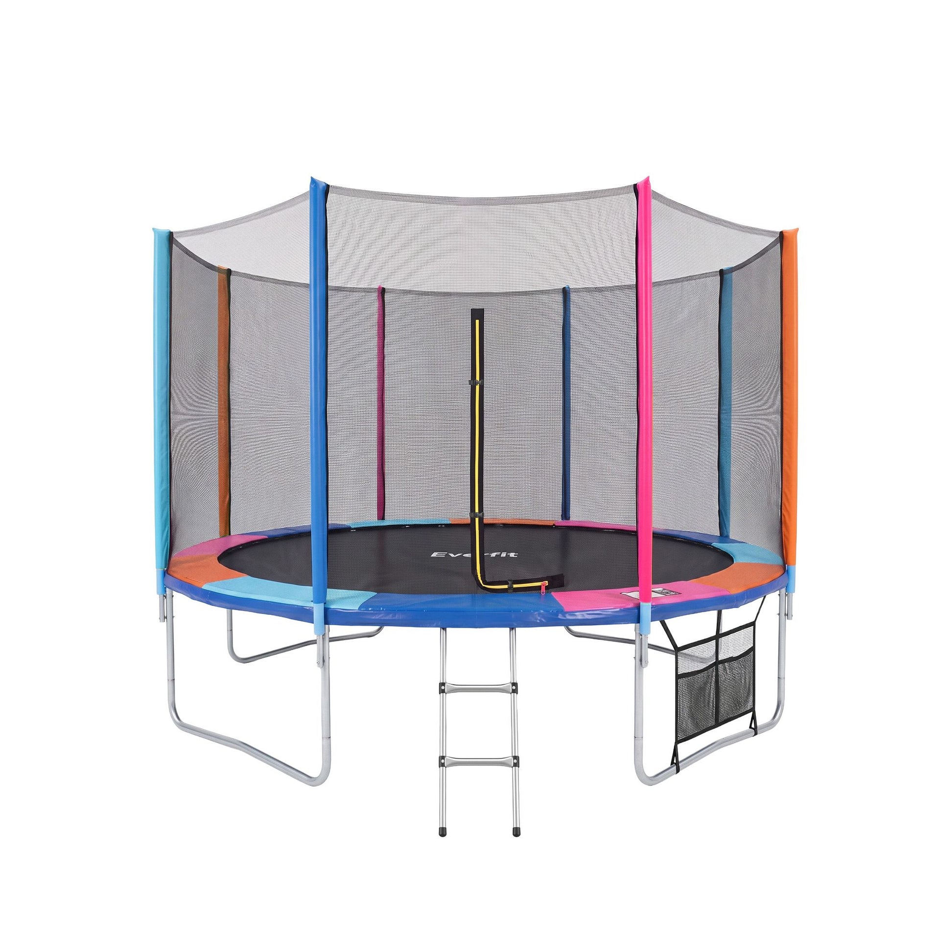 Everfit 14FT Kids Trampoline Rebounder with Enclosure Net Storage Bag Awezingly