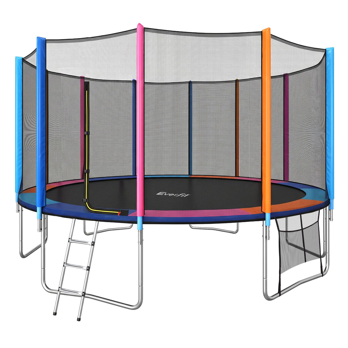 Everfit 16FT Kids Trampoline Rebounder with Enclosure Net Storage Bag Awezingly