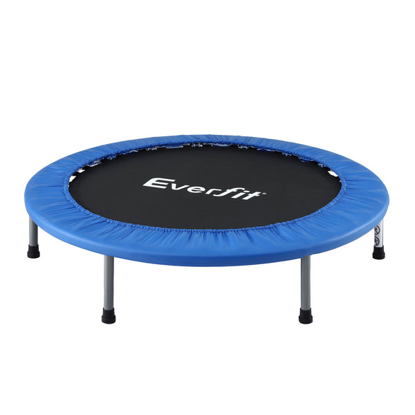 Everfit 40-Inch Fitness Trampoline Rebounder Mini Round Trampoline Home Workouts Awezingly