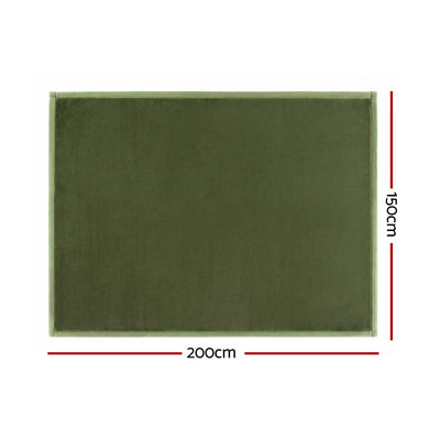 Artiss Tatami Mat Floor Mattress 3cm Thick Futon Mattresses Mellow Mat Rugs Living Room Green