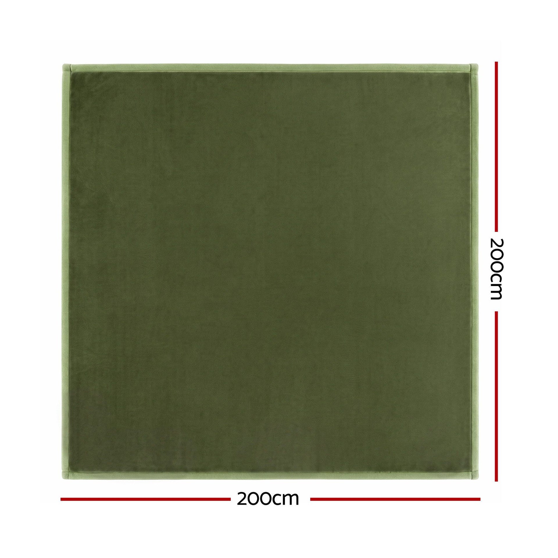 Artiss Tatami Mat Floor Mattress 3cm Thick Futon Mattresses Mellow Mat Rugs Living Room Green Awezingly