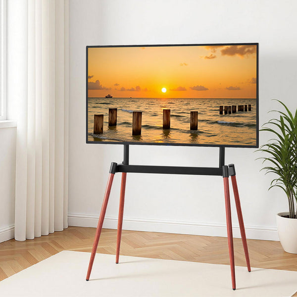 Artiss TV Stand 32-75 inch LED LCD Screen Wooden Floor Easel Height Adjustable Awezingly