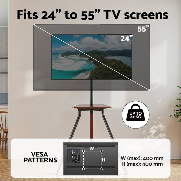 Artiss TV Stand Wooden Tray 24-55