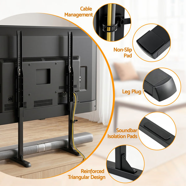 Artiss Universal TV Stand for 24-86 inch TVs LED Screen Table Top Desktop Mount Awezingly