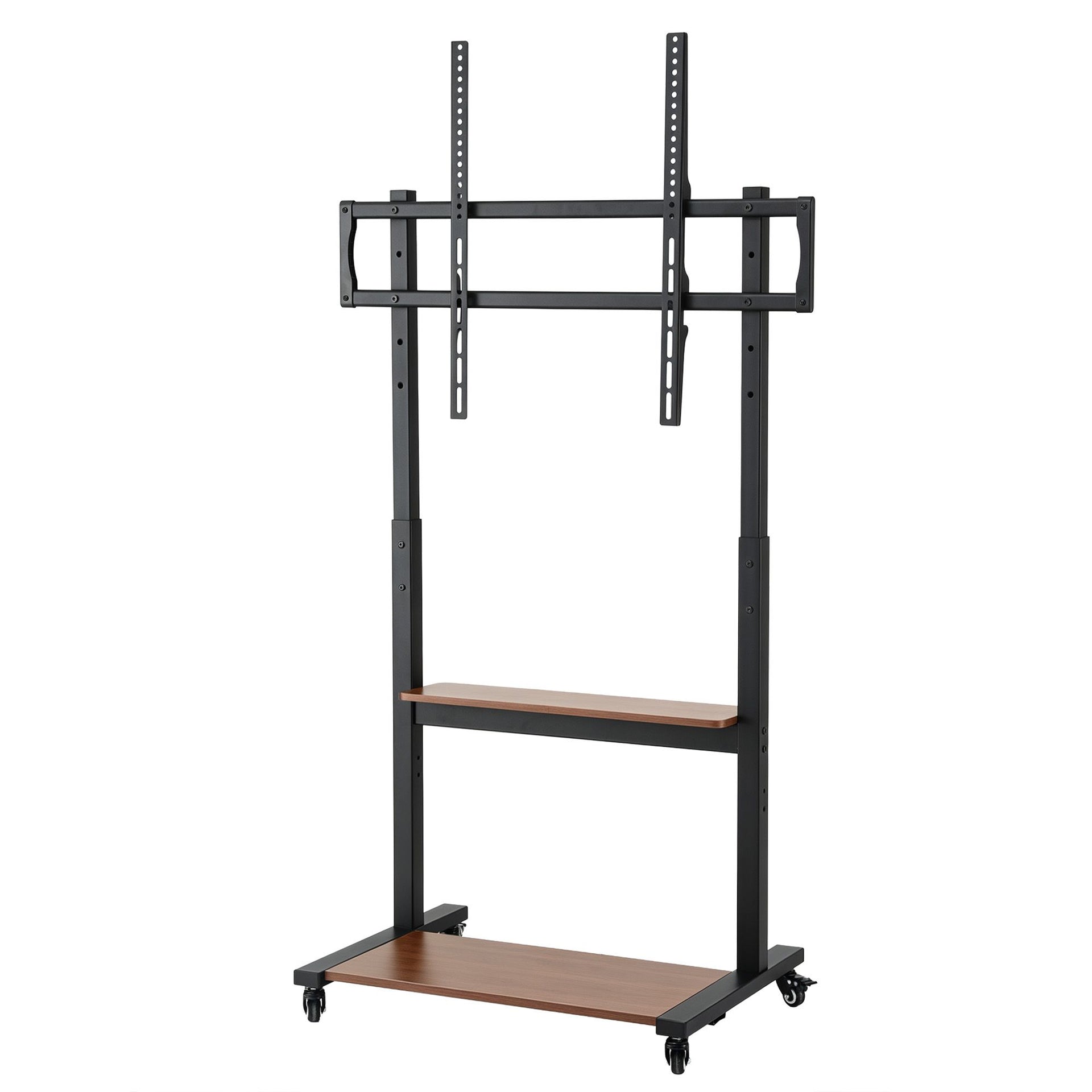 Artiss Mobile TV Stand for 40-100 Inch TVs Cart with Wheels Adjustable Shelves Awezingly