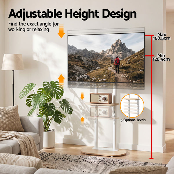 Artiss Mobile TV Floor Stand 40-75