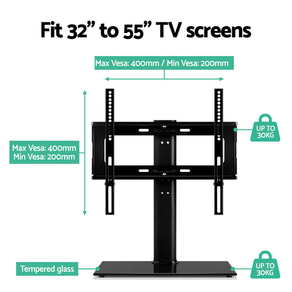 Artiss Table Top TV Swivel Mounted Stand Artiss